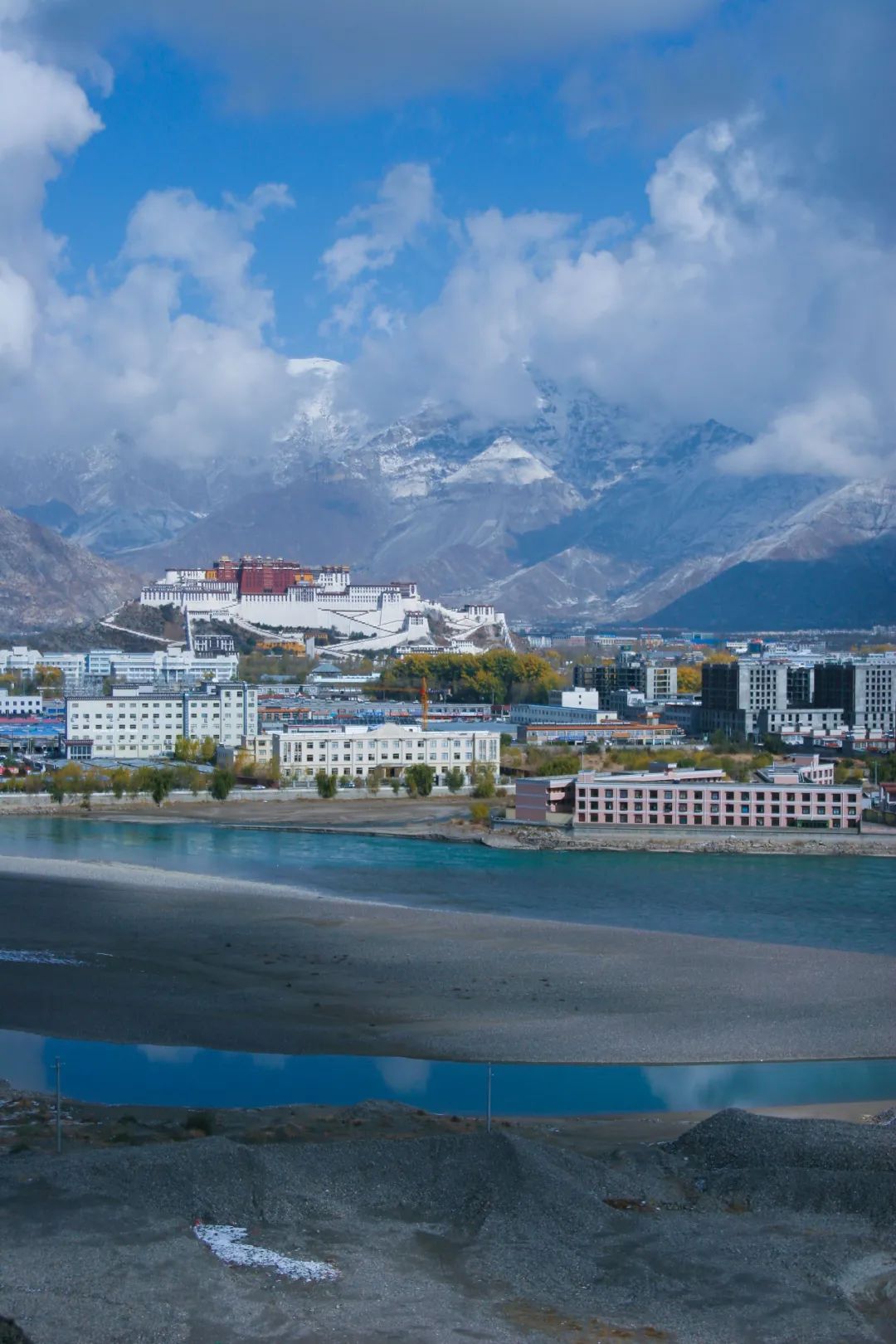 沉醉在冬日雪景中,流连忘返