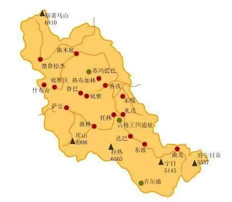 日土县:日土乡,乌江乡,状大角多,过巴乡,德汝乡,东汝乡,松西乡,多玛乡